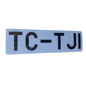 Boeing 737 TC-TJI Registration Cut